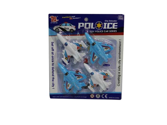 aerei police pullback 4pz 19,5x23