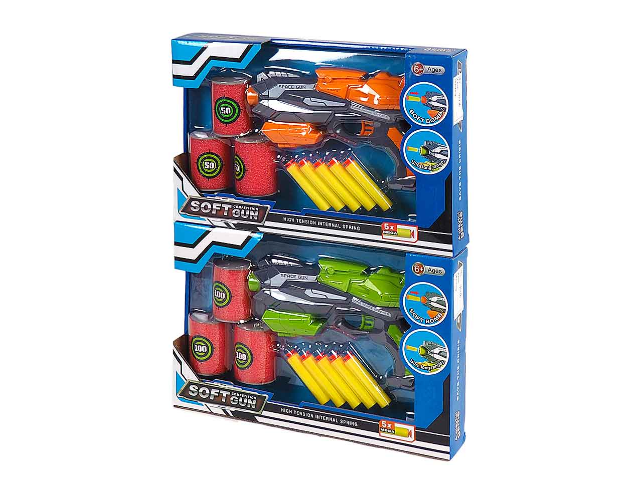 pistola soft gun 31,5x21cm