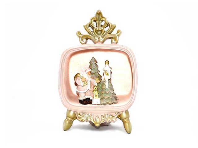Scenario rosa resina con luce b21660