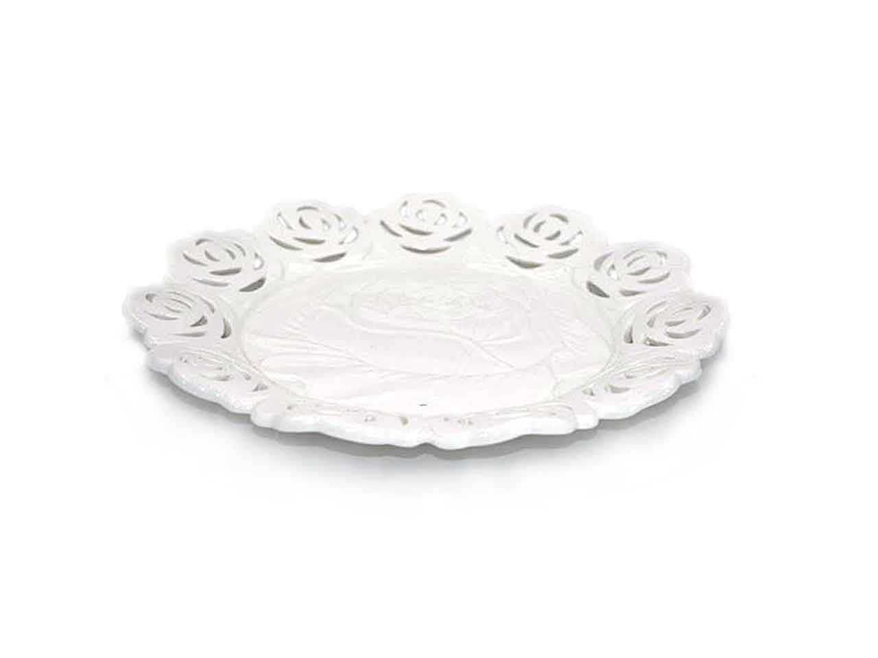 Piatto tondo ceramica f180730