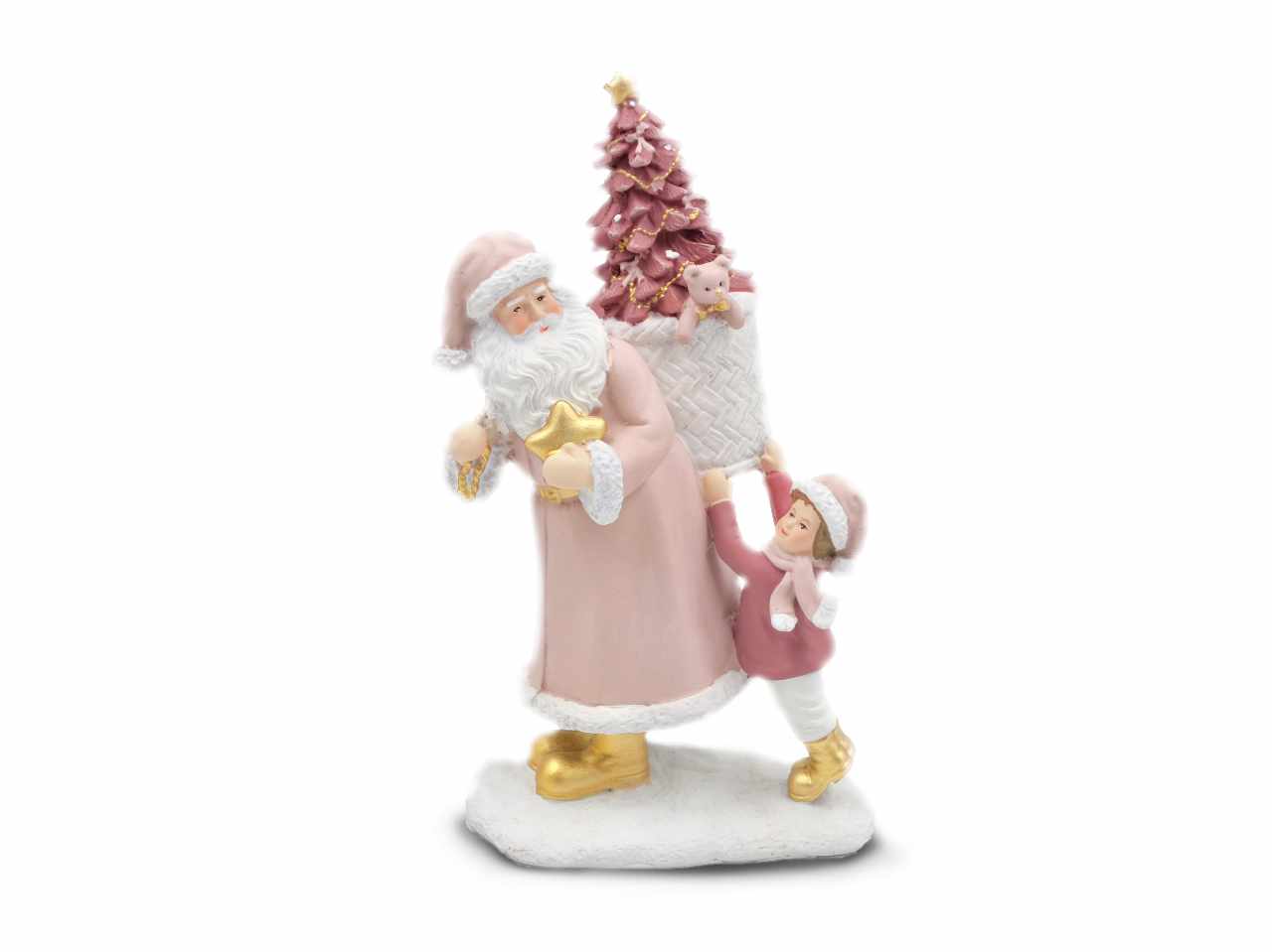 Babbo natale resina 27cm