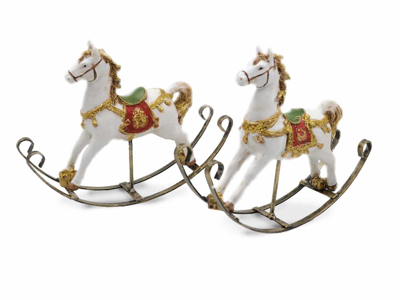 Cavallo in resina 25x23cm