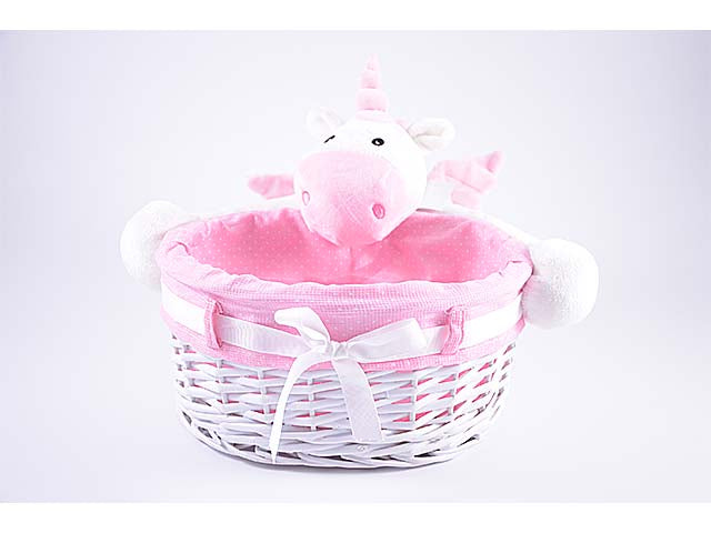 l.unicorno rosa cestino jm18r-5q