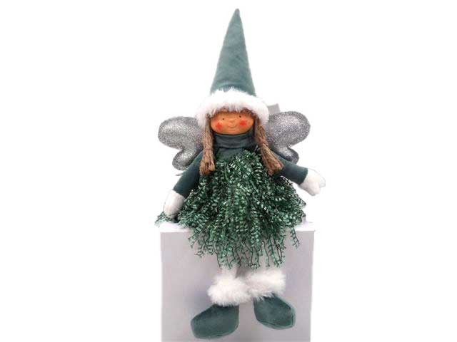 bambolina verde c/molla 1130