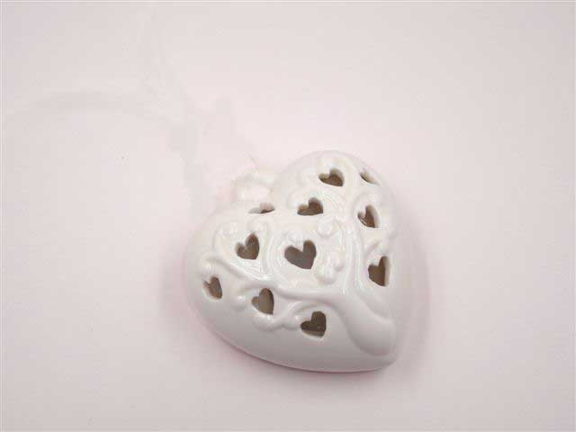 L.porcellana cuore c/luce k19029