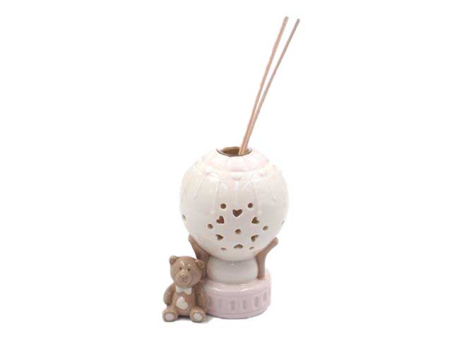 pallone orsetto c/luce rosa 1904283p