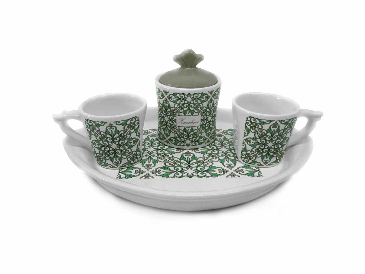 L.verde set caffe' per 2 82123