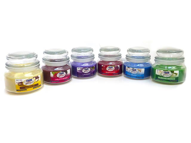 Candela barattolo vetro 190gr can3938a