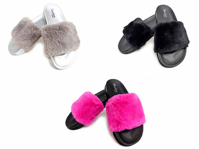 Pantofola c/pelliccia cia4235