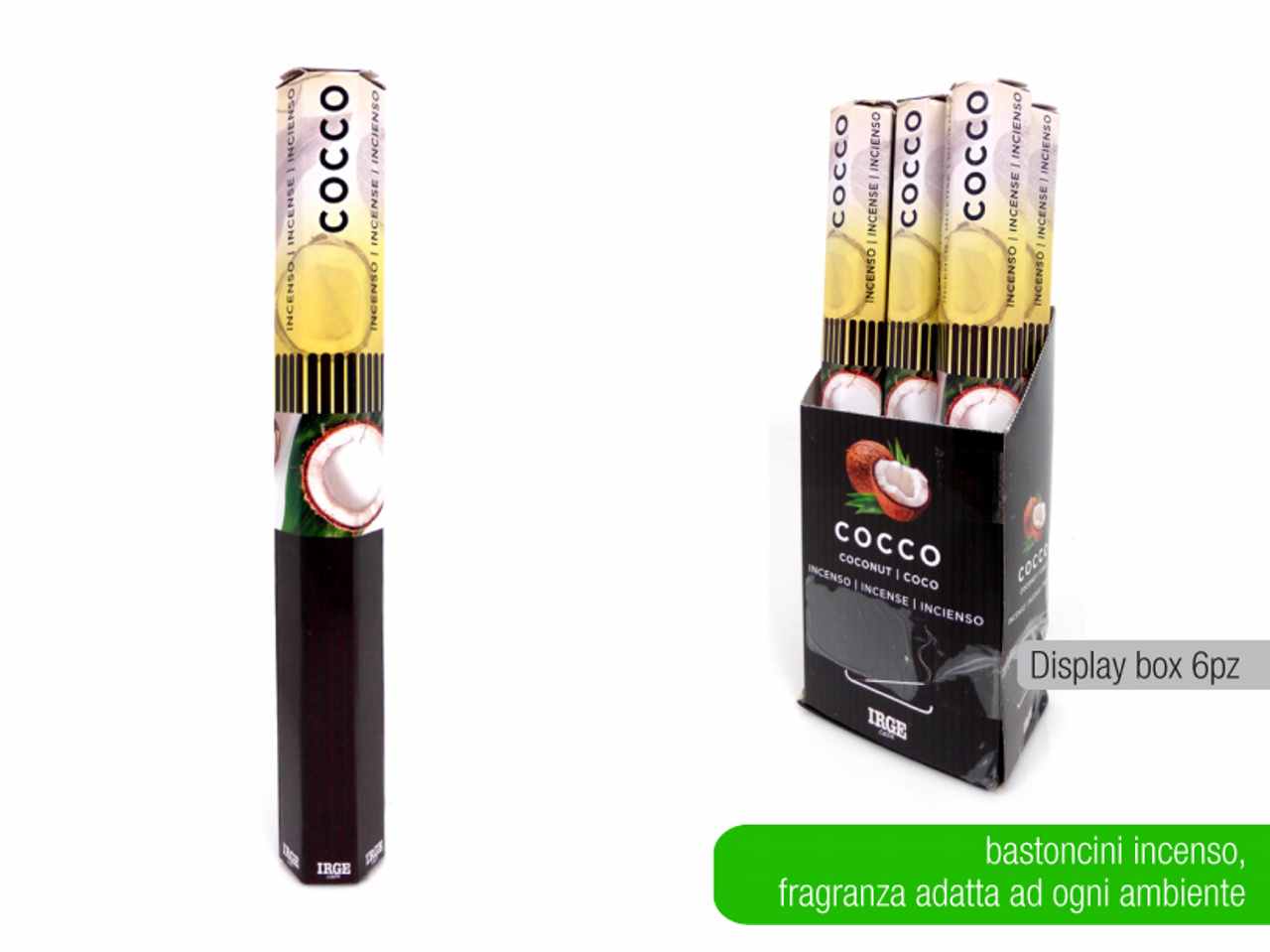 Incenso cocco 20pz deo4313a