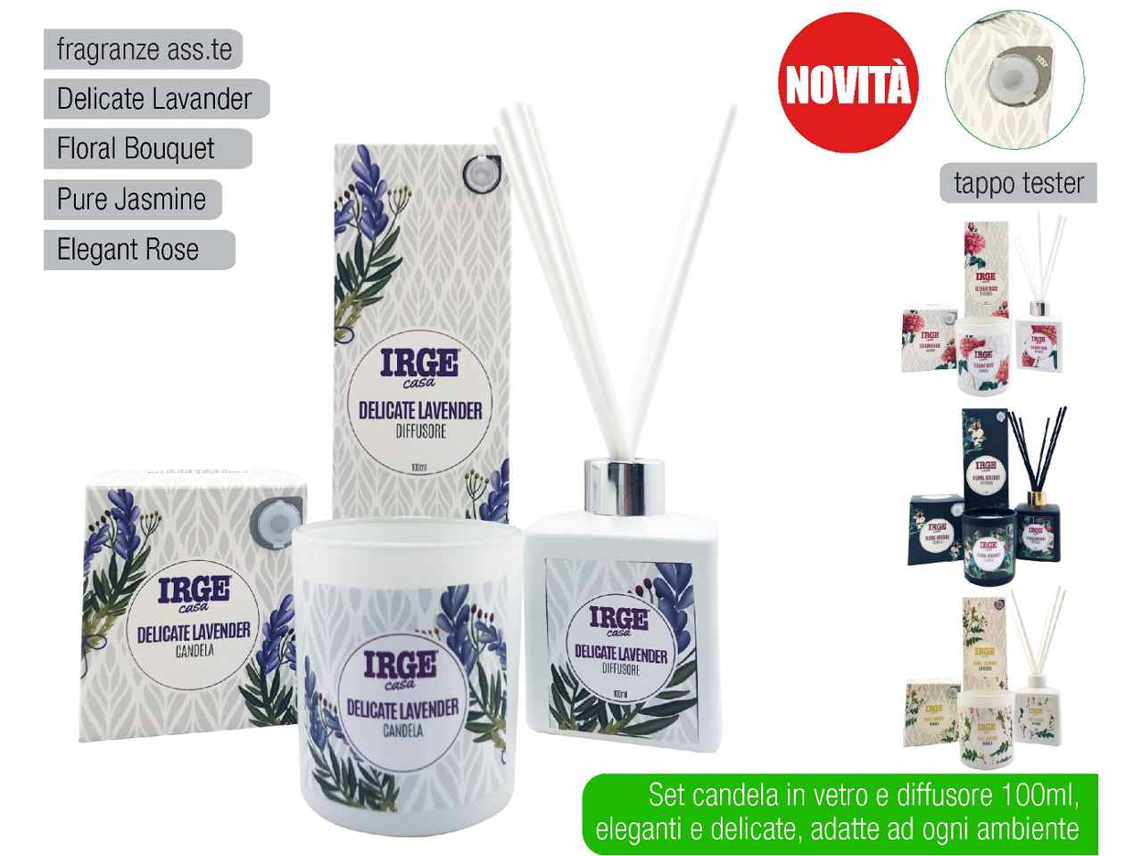 Candela+diffusore 100ml set5023a