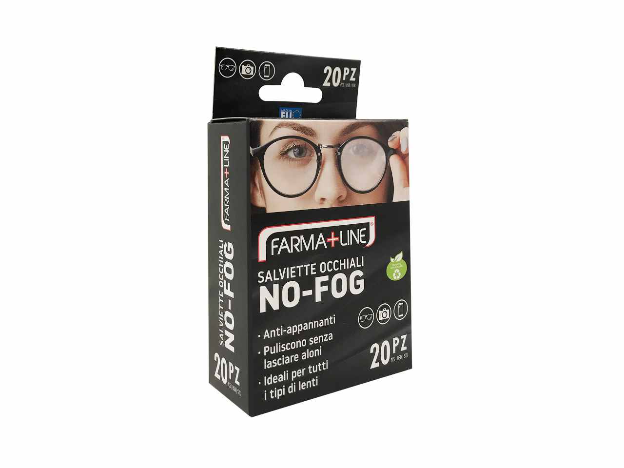 Salviette no frost per occhiali 20pz