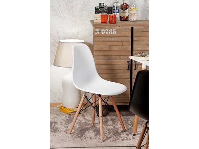 sedia turn bianca 46,5x52xh83 51744