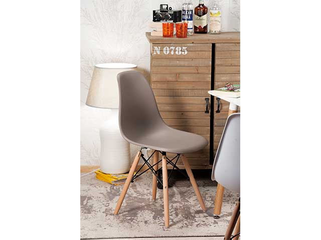 Sedia turn grigia c.46,5x52xh83 51748