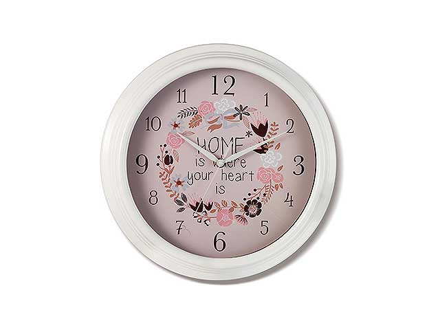 orologio parete d30cm alluminio 54624