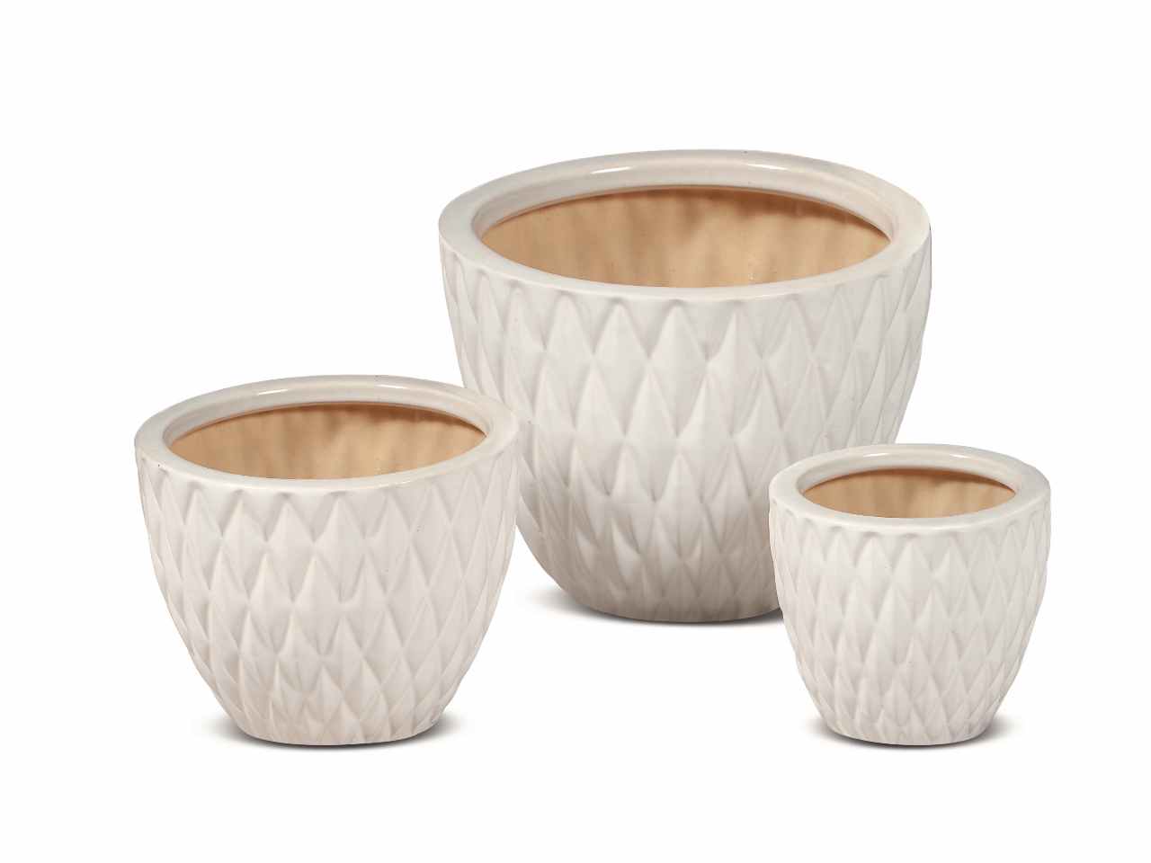 Cachepot 3 pezzi 17-22-30cm 59165