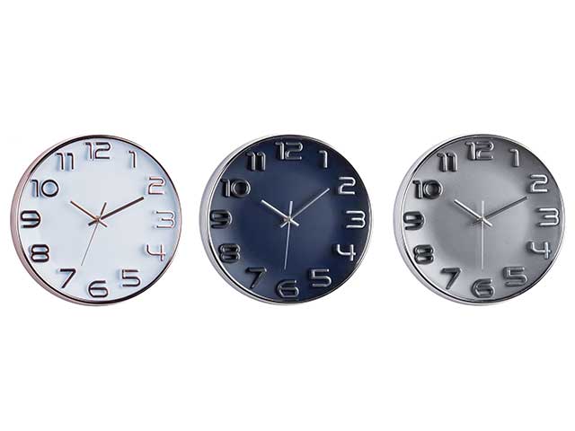 orologio parete plast.34x28cm 66106