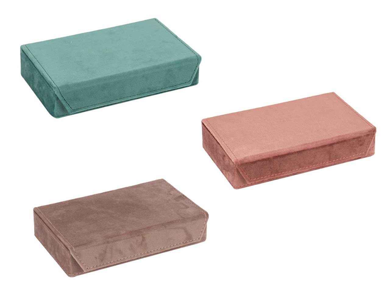 Porta gioie velluto 20x12xh4,5cm 66359