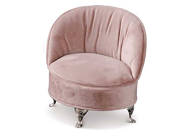 Porta gioie velluto sofa 14x11xh13cm 66360