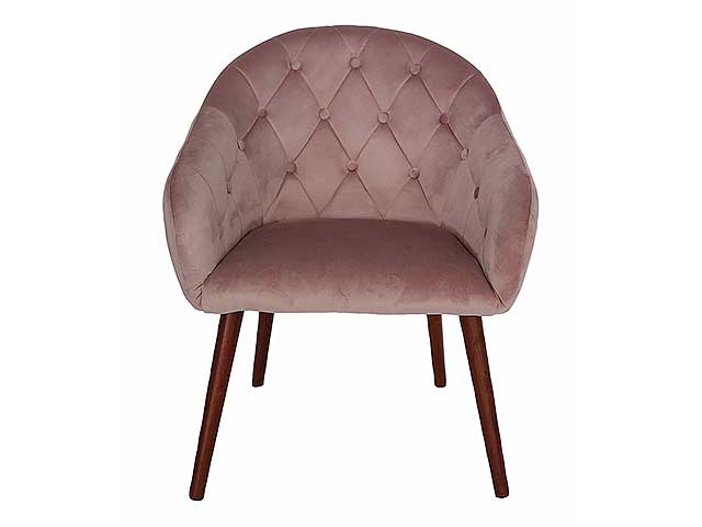 Poltrona vellinea darv rosa 62x65xh81cm 71572
