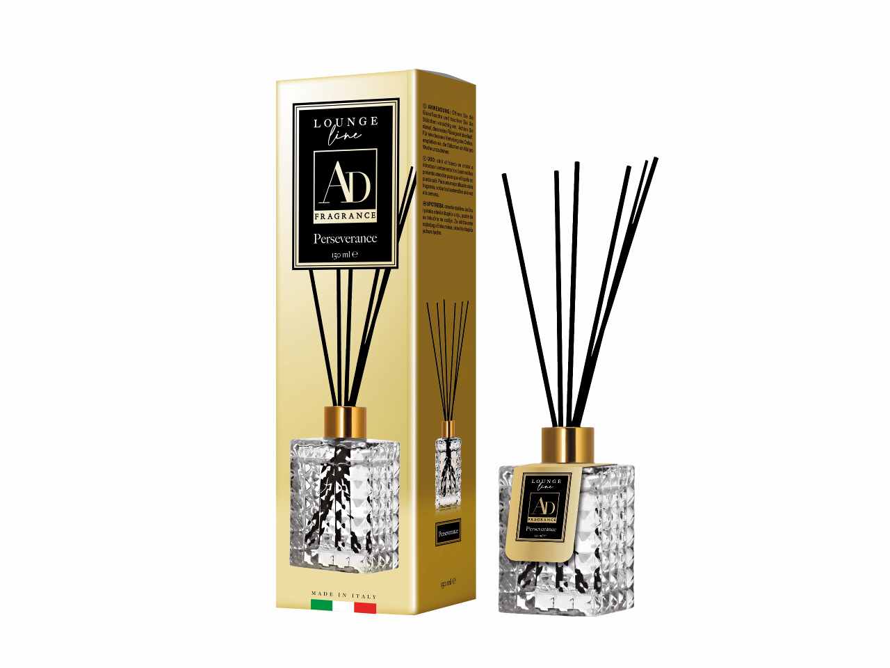 Diffusore con bacchette 150ml perseverance 73120