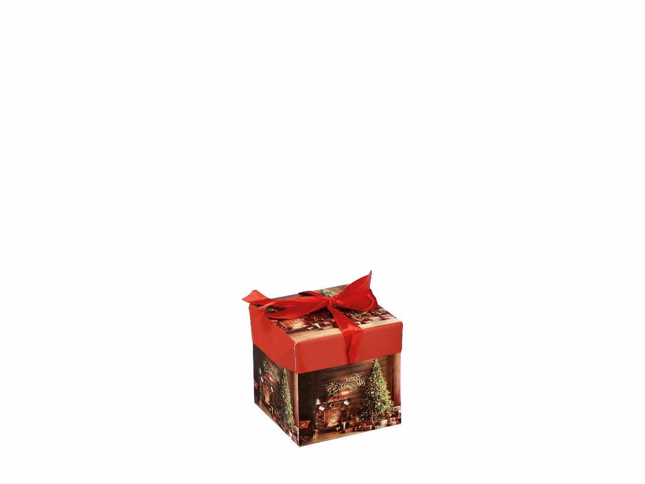 Scatola 11x11x11cm in carta con d 76388