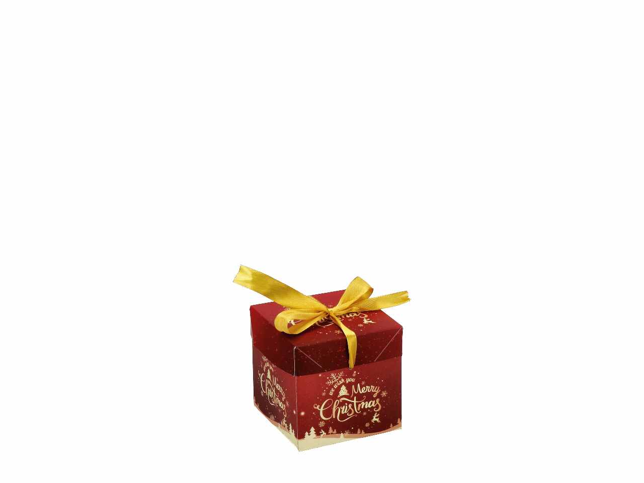 Scatola 11x11x11cm in carta con d 76388