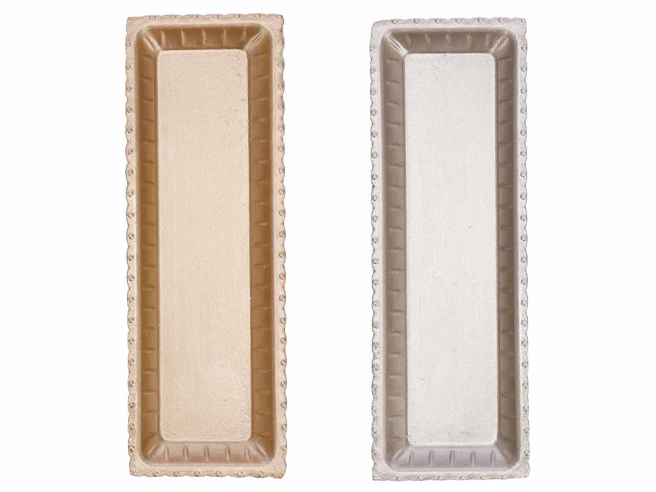 Vassoio rettangolare natalizio 39x14xh3cm