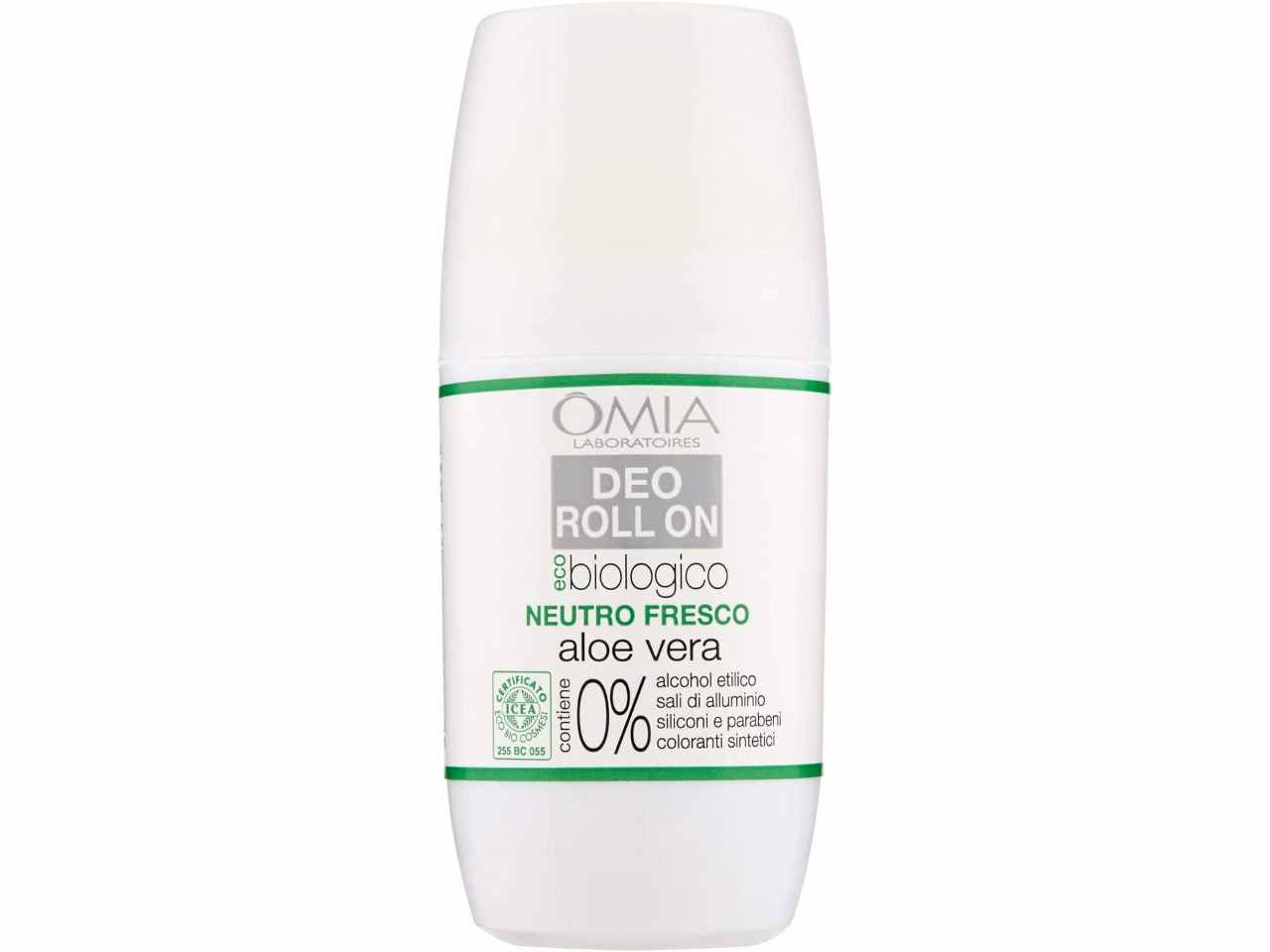 Omnia deo roll on eco biologico aloe vera 50ml