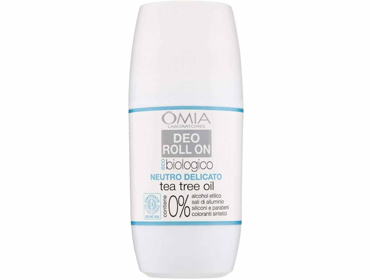 Omnia deo roll on eco biologico tea tree oil  50ml