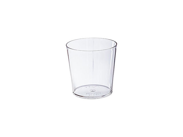 Vaso decor small d. 15 x 23h clear 481