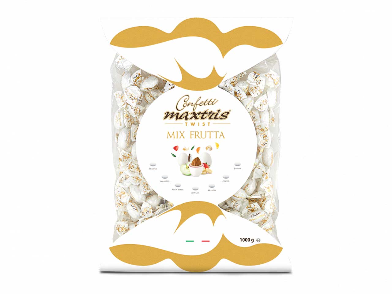 Confetti twist maxtris frutta bianchi 1kg twmaxfru