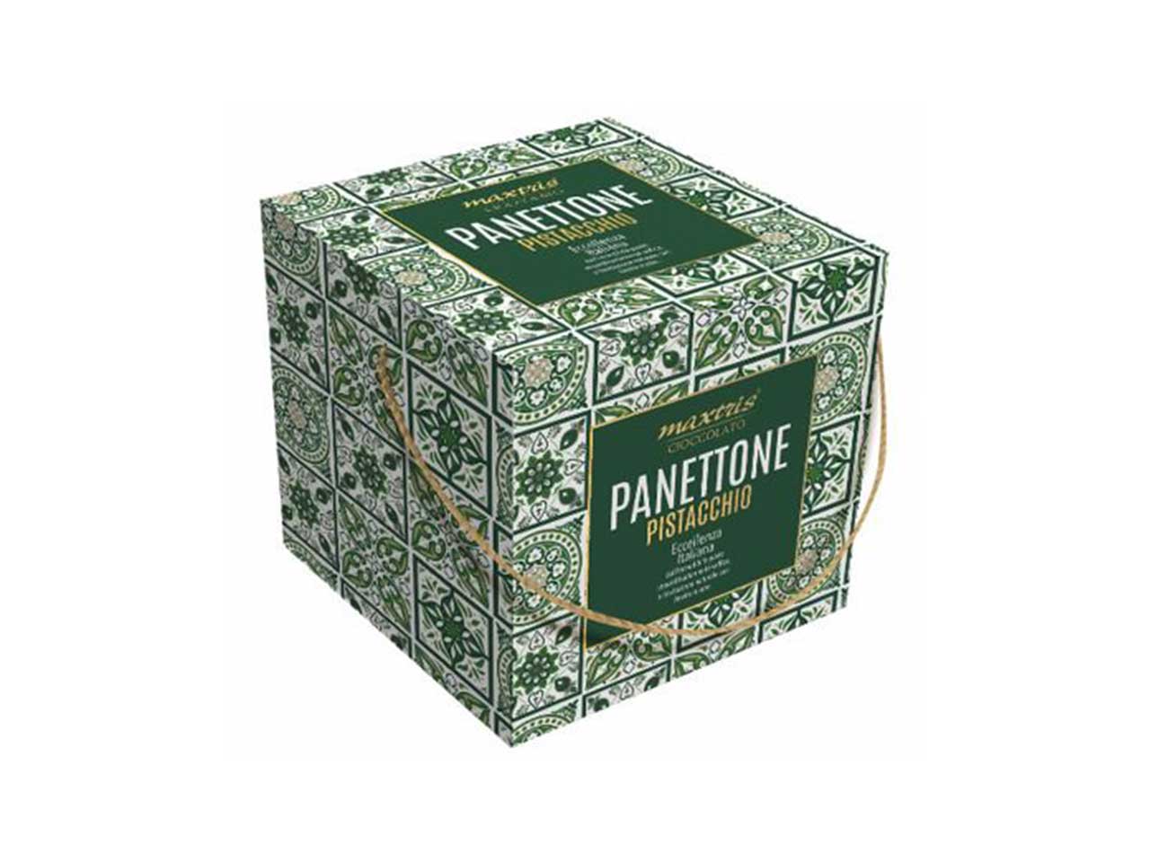 panettone maxtris ripieno al pistacchio 1kg