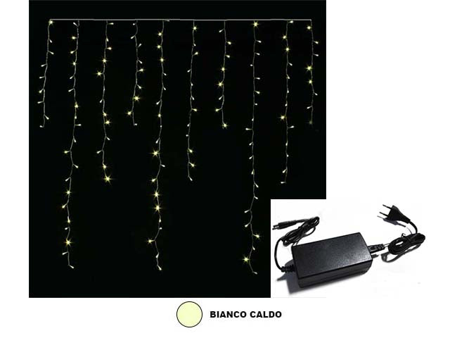 Tenda 720led classic uso esterno bianco caldo 10mtx80cm 294054
