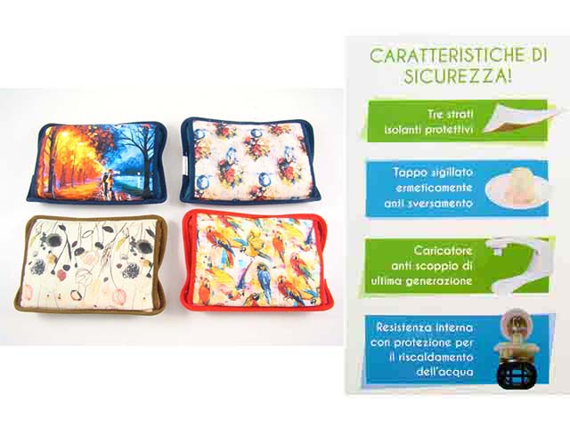 Borsa acqua calda elettrica acquerelli 294416