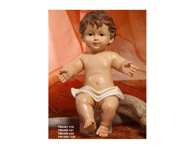 Figura 21cm gesu' bambino pb0488