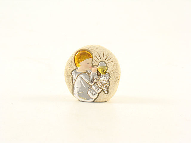pietra bimbo che prega 7.5cm pb14416