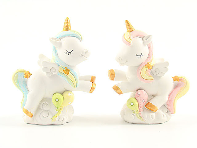 Salvadanaio unicorno 13cm pb16462