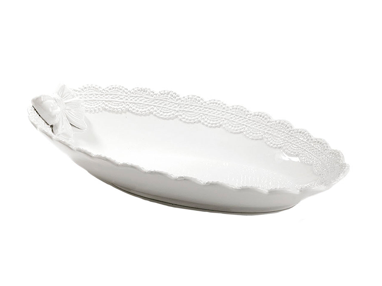 Vassoio ovale/merl.fiocco 29cmpb18802