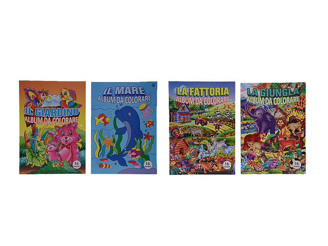 album da colorare la giungla