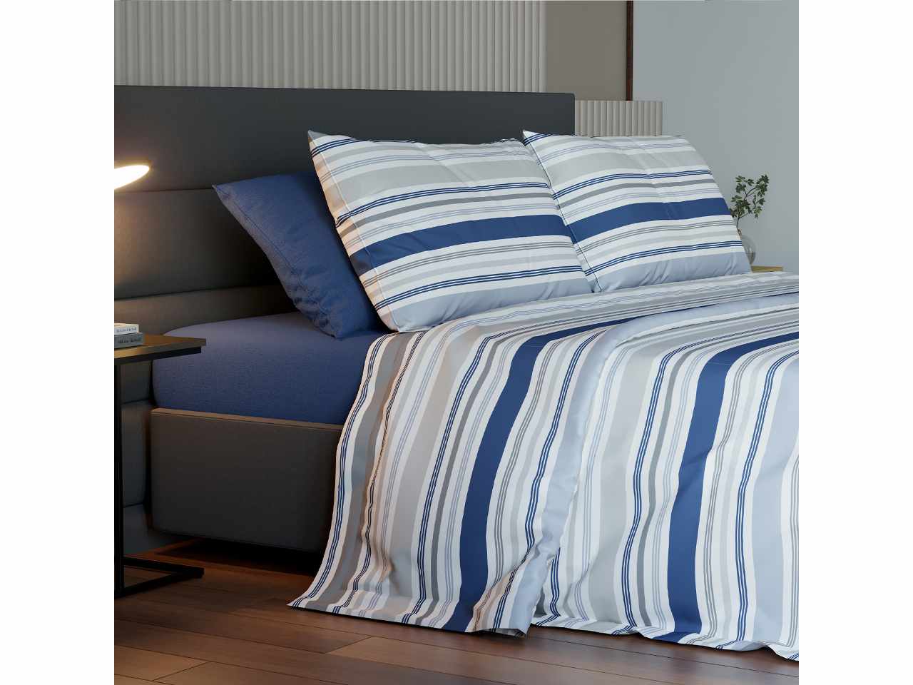 Mister cotton completo letto matrimoniale in flanella