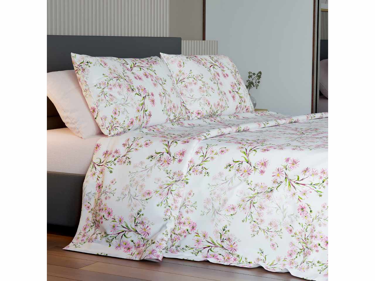 Mister cotton completo letto matrimoniale in flanella