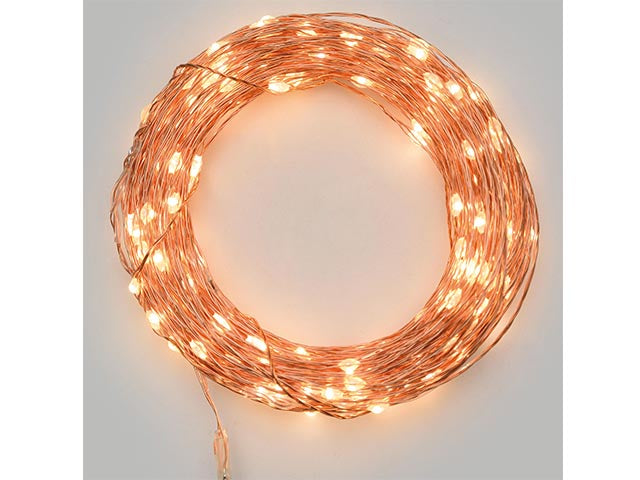 Catena luci 10led batteria bianco caldo 45316