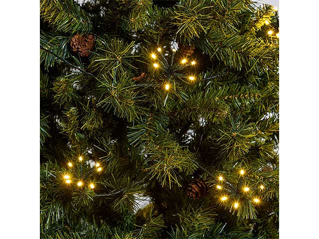 Catena luci bunch 320led bianco caldo uso esterno