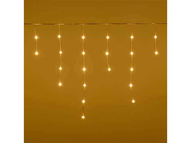 Tenda ice light 100led bianco caldo 69206