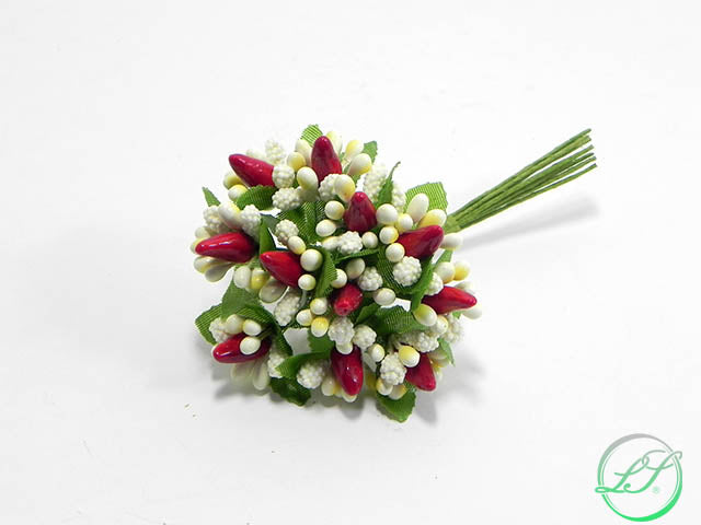 Peperoncino col.panna 11cm.pz.12 0671