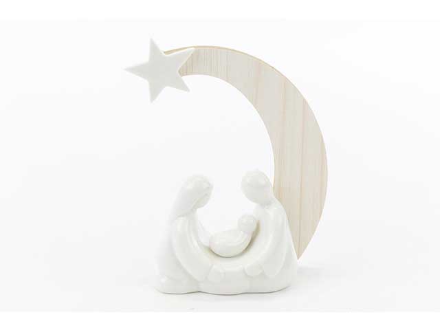 Nativita' luna legno 11,5x4x14cm33413