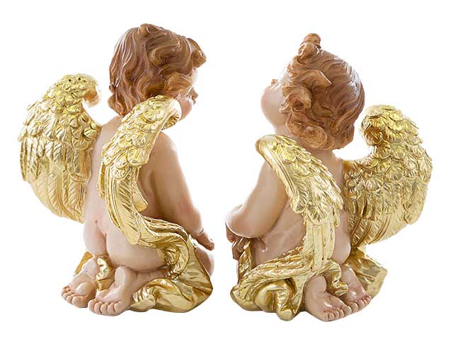 Angelo resina h.13,5cm 34011