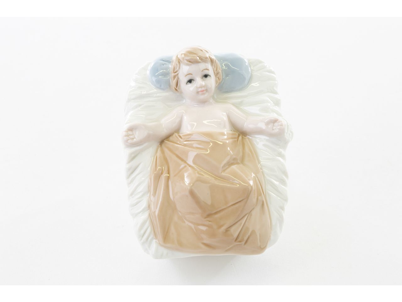 Nativita' in porcellana misura h.27cm - la confezione comprende 5 soggetti