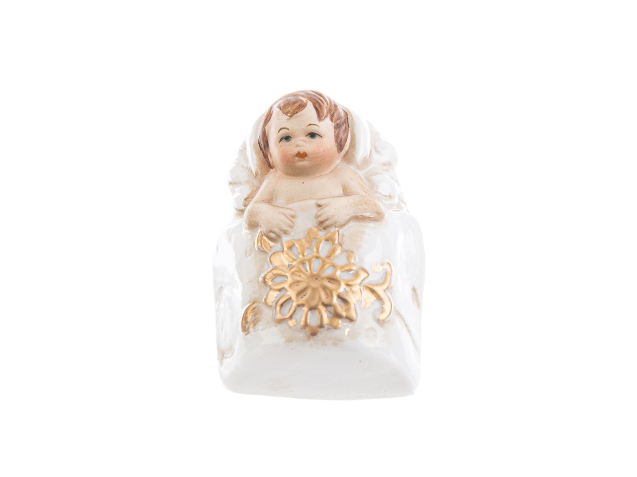 Nativita' in porcellana misura h.19,5cm - la confezione comprende 8 soggetti